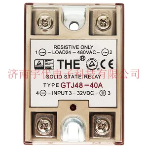 THE无锡天豪GTJ48-40A 单相交流固态继电器 40A