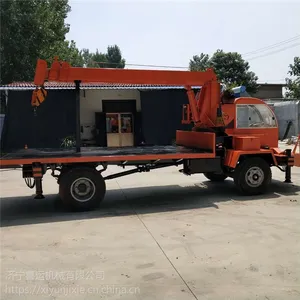 喜运厂家直销 大马力起重机 四驱平板吊,拖拉机牵引吊 掉电线杆专用起重机