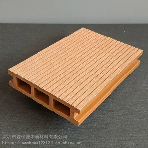 sambo森保塑木景区栈道公园绿道防水防潮塑木地板别墅庭院露台广场平台防霉防腐木塑地板