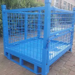 折叠仓储笼 莱州折叠仓储笼 折叠仓储笼厂家 货架仓储笼