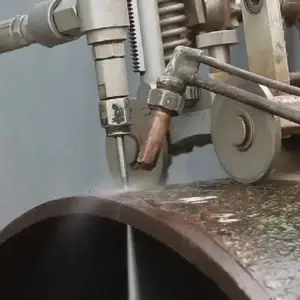 新款不动火水刀切割油罐机不动火切脱硫塔