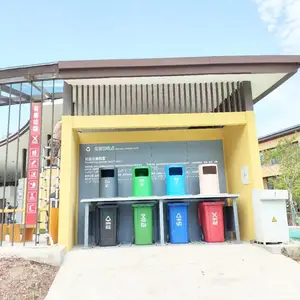 某单位地埋式四分类垃圾桶 1100升地埋垃圾箱 巴州 小型垃圾处理站