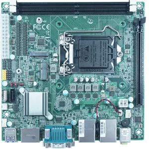 CEB-H42I-A100 Intel H420E Chipset，2 x LAN, HDMI,DP,DVI-D, 6XCOM，9 x USB, 1 x M.2_WIFI，1 x M.2_SSD，Mini-ITX主板