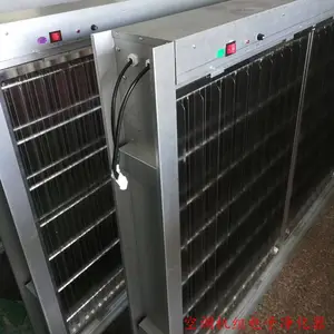 风柜式电子净化消毒器江苏盐城高铁站用新风机组电子净化器 空调箱板式电子除尘净化器