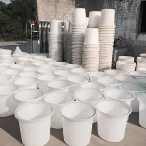 1000L塑料圆桶养殖桶、发酵桶、调浆桶、棉条桶、圆水桶产地直供