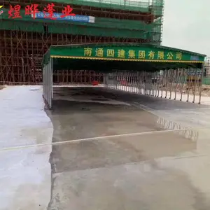 大排档伸缩推拉雨棚移动雨棚大型仓库棚家用汽车帐篷轮式餐厅帐篷商铺遮阳棚异形帐篷