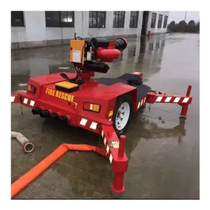 拖车式大流量消防水炮 PS100消防水炮 盛鑫移动式消防水炮