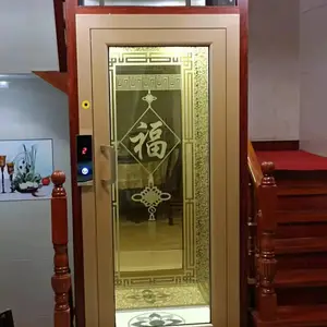 家用小型别墅升降平台 液压升降机 三层四层曵引观光电梯