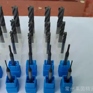 RHEIN莱茵金刚石涂层铣刀加工高硅铝石墨电极碳纤维的涂层铣刀