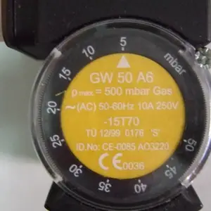 燃烧机DUNGS冬斯气压开关GW150A6燃烧器配件质保一年