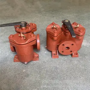 燃油双联低压油滤器AS50 CB/T425-94 可切换滑油滤器 本体铸铁
