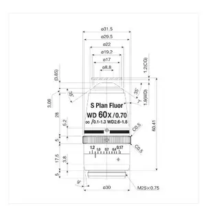 NIKON�῵ CFI S Plan Fluor ELWD ADL 60XC ������΢�����ﾵ