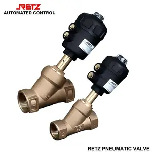 进口青铜气动角座阀单作用 双作用 品牌:美国RETZ(瑞茨)