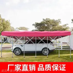 遮阳棚户外摆摊伞折叠收缩式摆摊雨棚推拉车棚四脚推拉帐篷