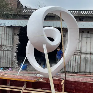 金属穹顶厂家 不锈钢飘带 赛奥雕塑公司 设计玻璃钢飘带翻新维修补