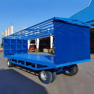 平板拖车 叉车牵引式运输车 物流货站搬运车送货上门