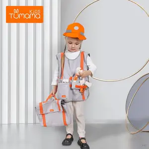 兔妈妈过家家维修工具套装包仿真维修工程具帽子衣服组合厂家直销
