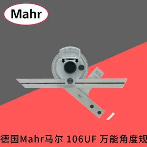 德国Mahr马尔 106UF 万能角度规0-150mm 4214050带微调装置角度尺
