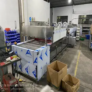 创伟达燃气阀超声波清洗机 通过式铝制品清洗钝化线