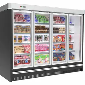 网红啤酒柜立式冷藏展示柜商用三门冰箱保鲜柜风冷无霜双门饮料柜