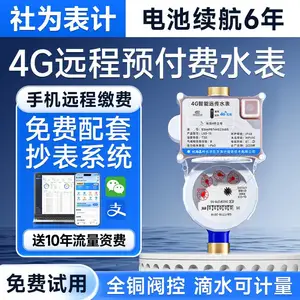 远传小口径水表家用预付费智能水表物业出租房手机抄表缴费拉合闸