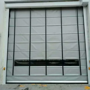 滨州工业柔性堆积大门 山东快速卷帘门堆积门厂家