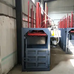 塑料软管打包机 工厂边角料压块机 废纸箱液压打捆机