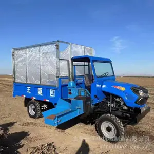 柴油三轮秸秆粉碎机 移动方便铡草揉丝车 干湿两用青贮铡草机