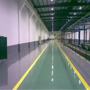 森塔耐酸碱艳绿环氧自流平地坪面漆漆直销方式