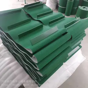贴膜机输送带 耐高温硅胶输送带 面包机输送带 烟草PE耐高温输送带 Pvc挡板输送带