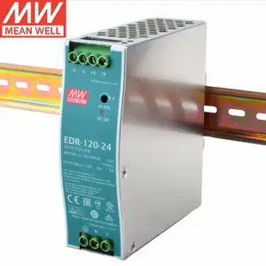 明纬(MEANWELL)EDR-120-24 导轨安装 开关电源 24V