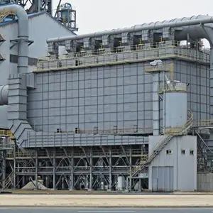 实恒 10吨燃煤锅炉脉冲布袋除尘器 LCMD540型 处理风量30000m3/h