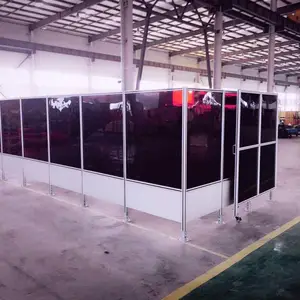 弧焊房焊接防护屏焊接车间设备防护屏风电焊防护屏设计