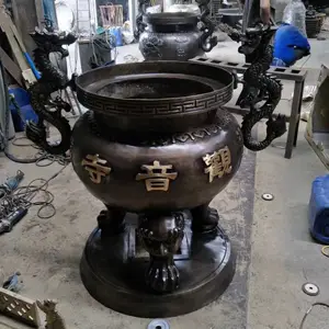 纯铜香炉价格 九兴工艺工艺品香炉长期供应