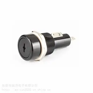 厂家直营黑色管状保险丝座R3-41保险管座10*38