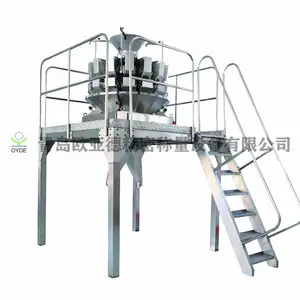 青岛欧亚德电脑多头组合秤 产品定量称量包装 料盒式分级秤