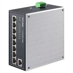 TP-LINK TL-SF1009P工业级 9口百兆PoE交换机宽电压 供电120W导轨