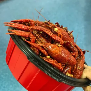 全口味小龙虾打包盒 加厚PP材质 结实抗压防漏 专用于外卖门店