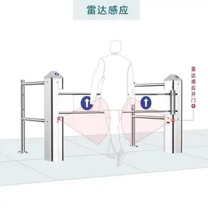 大型购物中心超市入口单向智能红外感应摆闸 超市入口器