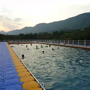 浮桶码头水上浮动浮桥摩托艇泊位