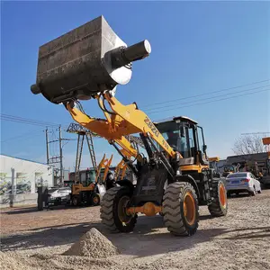 龙工50装搅拌斗乡村建筑工程用自上料两用铲车