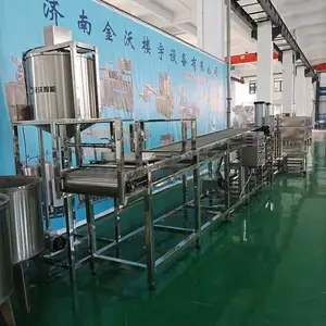 金沃厂家生产全自动大型时产300斤豆腐皮机千张生产线