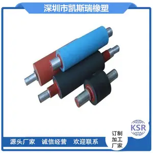 洪 山包胶铝芯厂家湖设备胶轴加工厂汉 南轮卷绕机胶辊挂胶加工