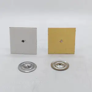自粘式保温钉 暖通管道保温棉固定钉 方形胶底保温钉配套锁片