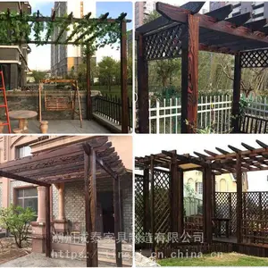 防腐木廊架 葡萄架防腐木 葡萄架价格 葡萄架批发