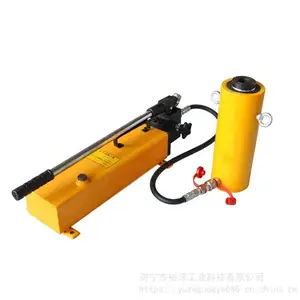 空心液压千斤顶10吨50吨分离式液压中空油缸单作用手动油压千斤顶