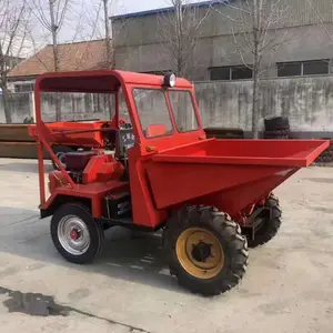 金华小型农用翻斗车 工地用四轮翻斗车 液压自卸式蹦蹦车