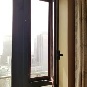 意美达牌外装内平开高透金刚网纱窗 儿童防护纱窗