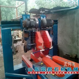 墓碑围石斜角切割机 异形石材仿形机 锯片800mm 定制石材机械