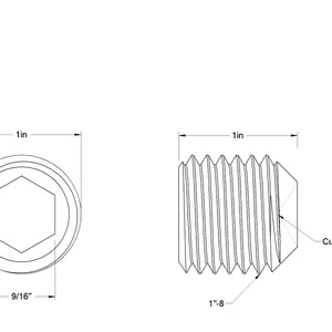 Mcmaster-carr92311A951 不锈钢杯头紧定螺钉